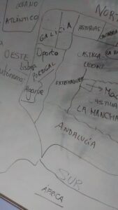 pizarra formaçao mapa